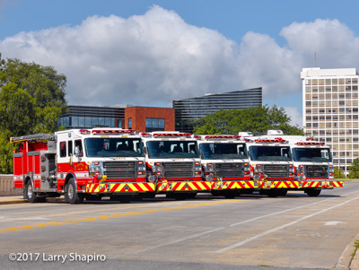 South Bend Fire Department IN Rosenbauer America Commander fire trucks apparatus haz mat unit Engine 1 Engine 2 Engine 5 Engine 10 Larry Shapiro photographer #larryshapiro shapirophotography.net